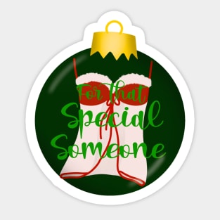 Elf Ornament 4 Sticker